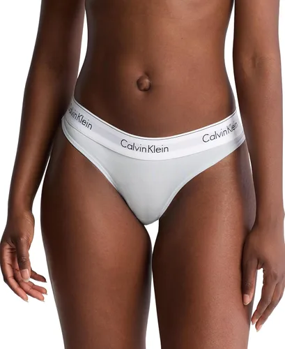 Vista 17 de Calvin Klein Calzones estilo tanga de algodón modernas para mujer Negro