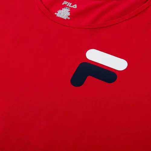 Vista 3 de Fila Camisetas musculares grandes y altas para hombre, camiseta sin mangas para hombre, entrenamiento y gimnasio, Blanco