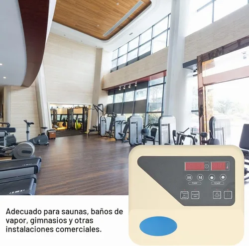 Vista 6 de Controlador de calentador de sauna Fdit 220V termostato LCD para 9-15KW