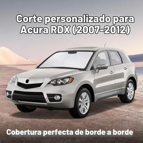 Vista 2 de EcoNour Parasol para parabrisas compatible con Acura RDX 2007-2010 2011 2012, visera solar para parabrisas delantero y ventana, bloqueador de calor