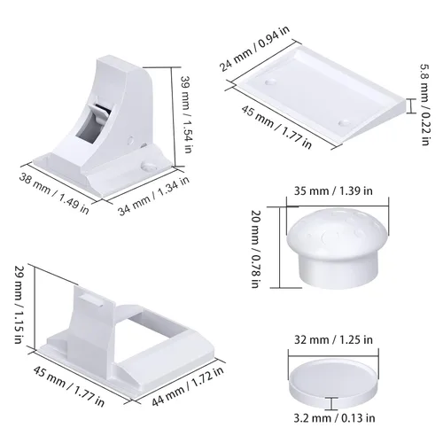 Vista 9 de AOSITE - Cerraduras magnéticas de seguridad para niños, paquete de 4 cerraduras magnéticas para cajones de cocina con adhesivo, sin taladrar ni