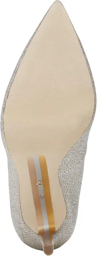 Vista 4 de Sam Edelman Bombas de avellana para mujer, Malla de yute, glamoroso, 6.5 Wide