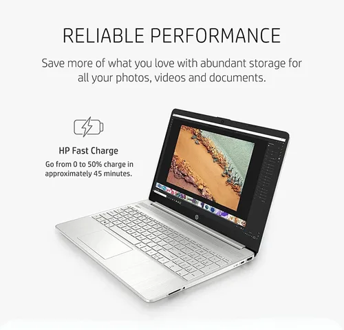 Vista 4 de HP Pavilion - Laptop antirreflejos con pantalla táctil HD de 15.6", 16 GB de RAM, almacenamiento SSD de 256 GB, procesador Intel Core de hasta 4.1