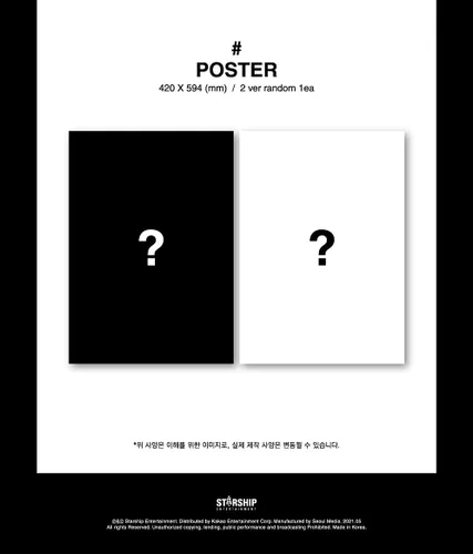 Vista 7 de WJSN The Black - My Attitude (1er álbum individual) álbum+fotolibro+tarjeta fotográfica+juego de tarjetas de fotos extra (1 (negro) Ver.)