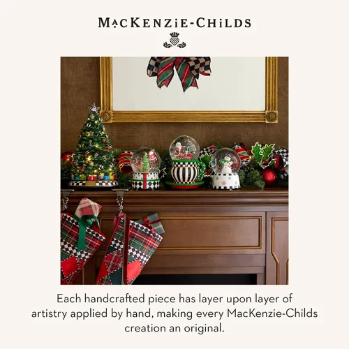 Vista 6 de Mackenzie-Childs Courtly Compruebe anteojos de lectura verde x1.5