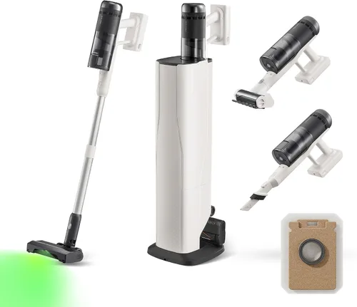 Vista 10 de roborock Aspiradora inalámbrica H60 Hub-N con base de vacío automático, 60