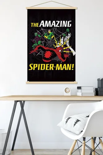 Vista 5 de Trends International Marvel Comics Spider-Man - Póster de pared con marco magnético