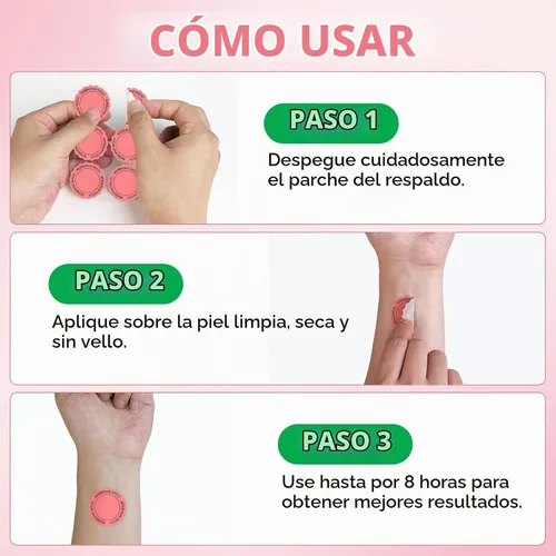 Vista 5 de Berberine Patches, Berberine Patch para hombres y mujeres Liberación sostenida de 8 horas - 30 parches