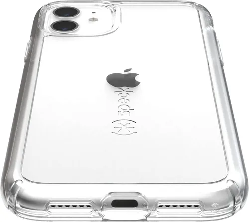 Vista 6 de Speck Gemshell - Carcasa protectora para iPhone 11/XR, absorbente de golpes, cristal transparente