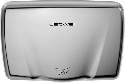 Vista 8 de JETWELL Secador de manos automático comercial de alta velocidad - Secador de manos de acero inoxidable resistente - Soplador de mano de viento cálido