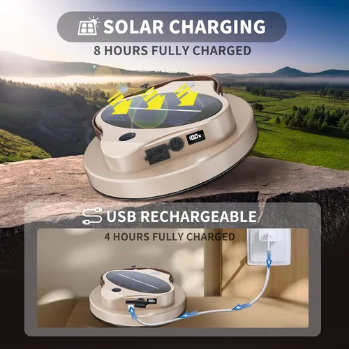 Vista 4 de Linterna LED portátil de 5000 lúmenes, luz recargable de 30 W con imán, IPX4 impermeable, luces de tienda de campaña, falla de energía, kits