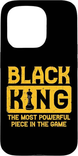 Vista 14 de Black King Chess Black Pride History BHM African Men Gift Case for iPhone 17
