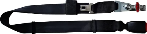 Vista 4 de Amarre para silla de ruedas, cinturón de seguridad, arnés de silla de ruedas, cinturón de regazo con ajuste de perno Quattro forjado reforzado