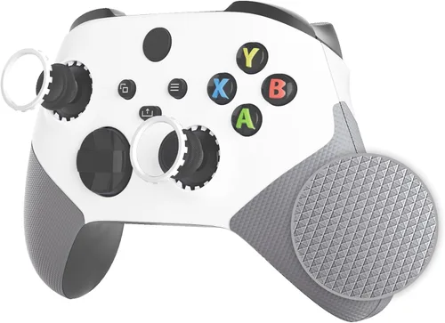 Vista 10 de eXtremeRate ASR versión Performance - Empuñaduras laterales de goma para Xbox Series X S, Chameleon Purple Blue Rediseñed Grip Handle Face Plate