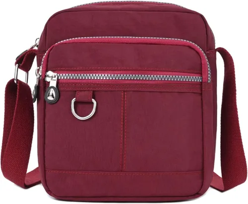 Vista 19 de Bolso cruzado de nailon casual, impermeable, ligero, para mujer
