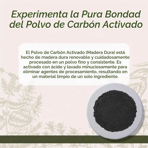 Vista 2 de starwest botánicos Carbón vegetal en polvo (activado), 4 onzas, 1
