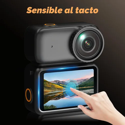 Vista 6 de AMAZEAR Protector de lente y pantalla para accesorios DJI Osmo Nano/Xtra Atto, 6 unidades HD de protección completa Nano vidrio templado 9H Multi