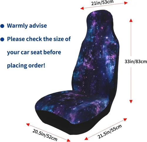 Vista 7 de Galaxy Sky Star Clusters - Fundas de asiento de automóvil para mujer, protector de asiento de vehículo, funda de asiento para automóviles, camiones