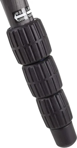 Vista 7 de Slik Pro CF-634 Trípode de Fibra de Carbono de 4 Secciones 64" Negro (611-895)