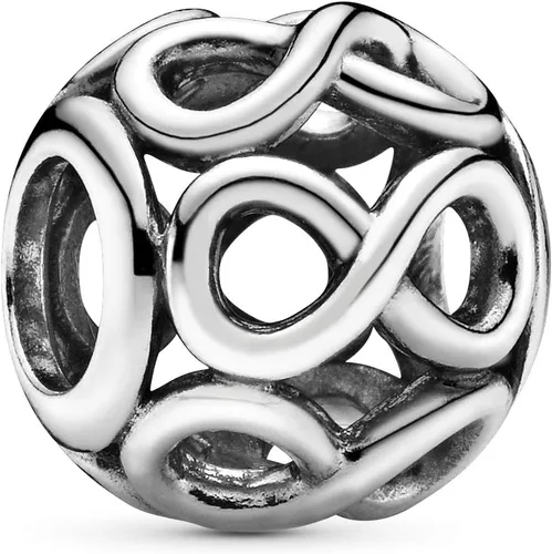 Vista 2 de Pandora Joyería Infinite Shine Charm de plata de ley, Metal, No es una piedra preciosa