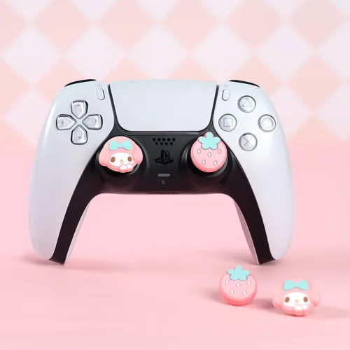 Vista 7 de Yocore Tapas de agarre para el pulgar para interruptor, agarres de silicona suave, tapas analógicas de silicona suave para Switch ProPS4PS5, 4