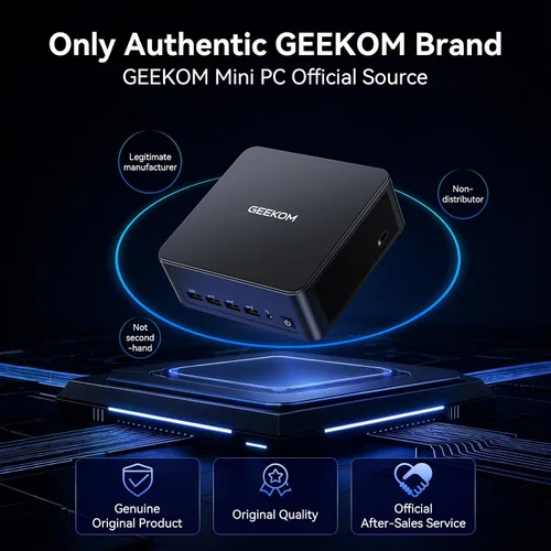 Vista 6 de GEEKOM Mini PC IT13 Max, Ultra 9 185H, 24 GB de RAM, 500 GB SSD Negro