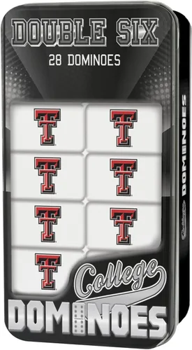 Vista 8 de MasterPieces Game Day - NCAA Alabama Crimson Tide - Juego de Dominó Doble Seis de 28 Piezas con Logo del Equipo