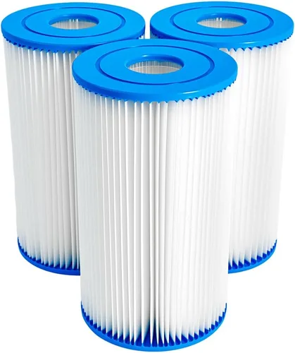Vista 8 de Cartucho de filtro de piscina tipo B compatible con bomba de filtro in-tex de 2500 GPH para piscinas sobre el suelo, cartucho de filtro de piscina