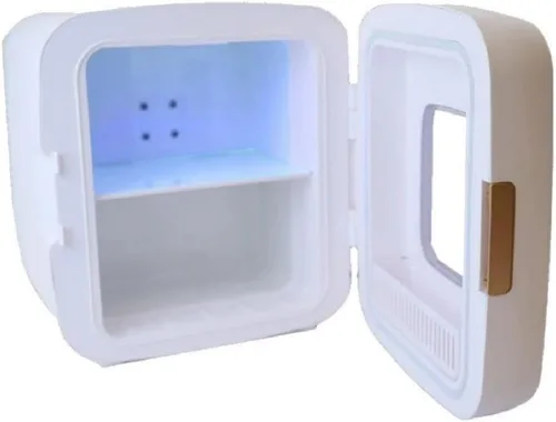 Vista 4 de Frigidaire Retro EFMIS351 - Mini nevera/refrigerador para el cuidado de la piel EFMIS351 de 9 litros, color blanco (renovado)