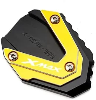 Vista 18 de KAnduo M para Yamaha Xmax 300 X-MAX 125 250 300 400 motocicletas Kickstand lateral soporte ampliador Pad y soporte soporte soporte columna auxiliar