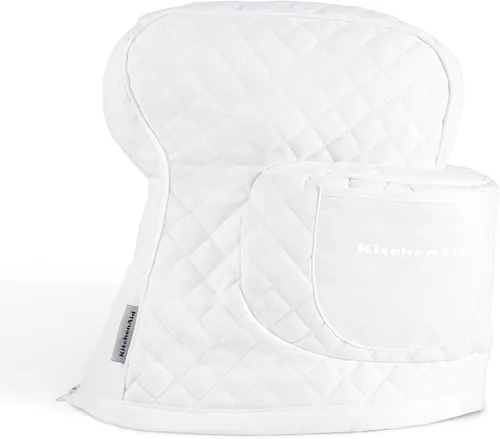 Vista 15 de KITCHENAID Funda ajustable para batidora de pie inclinable con bolsillo de almacenamiento, acolchada 100% algodón, 14.4 x 18 x 10 pulgadas