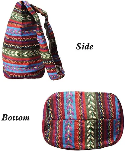Vista 7 de WITERY Bolso bandolera para mujer, bolso de hombro grande, bolso de compras, bolso de mano con cremallera, bolso de mensajero