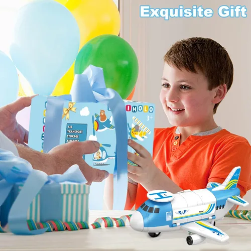 Vista 8 de Juguete de avión, juguetes de avión para niños de 3 años, avión para niños pequeños, juguetes para niños de 3 años en adelante, avión de juguete