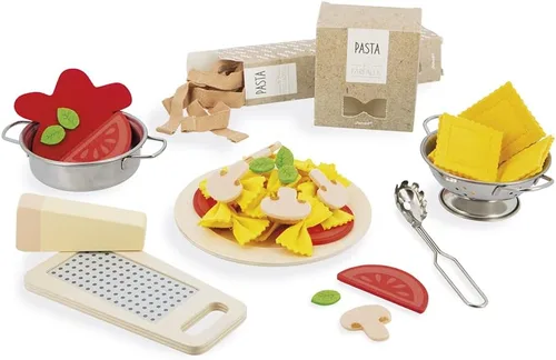 Vista 4 de Janod, Set de sopa, cocina de imitación 43 accesorios, a partir de 3 años
