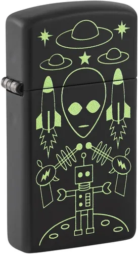 Vista 20 de Encendedores Zippo espaciales Fusión de latón pulido
