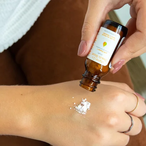 Vista 7 de Hyalogic Polvo de belleza con vitamina C + - Polvo de refuerzo de belleza para cara, mezcla con crema hidratante o suero, hidratación de la piel