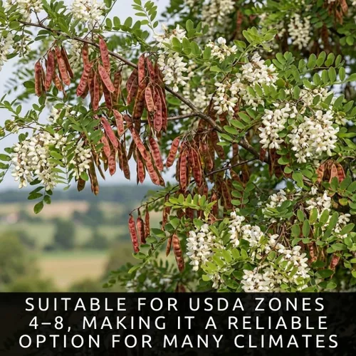 Vista 6 de 30 semillas de langosta negra para plantar - Robinia pseudoacacia