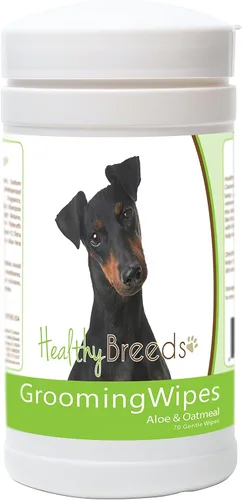Vista 91 de Healthy Breeds Toallitas multiusos para aseo y desodorización para perros Affenpinscher – Más de 200 razas – Limpia las almohadillas para las patas
