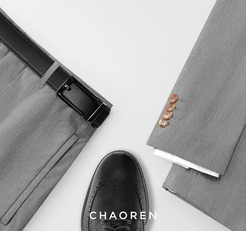Vista 4 de CHAOREN Cinturones Click para hombre – Cinturón de trinquete para hombre de 1 3/8 pulgadas para pantalones de vestir – Compañero perfecto