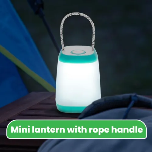 Vista 2 de LitezAll Mini linterna con mango de cuerda, luz de 360 grados, ideal para luces de campamento y linternas, linterna LED, linternas portátiles