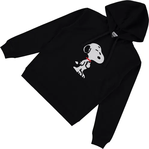 Vista 6 de Peanuts Sudadera con capucha para mujer Snoopy Fashion - Sudadera clásica de forro polar Snoopy para mujer