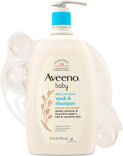 Vista 12 de Gel de ducha y champú Aveeno de bebé, 381371023905, 1, 1