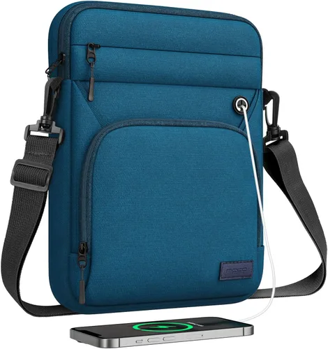 Vista 9 de MoKo Funda protectora para tablet de 9-11 pulgadas 360°, compatible con iPad Air M3 11, 5/4th 10.9, iPad A16 10/9/8/7th 10.2, iPadPro de 11