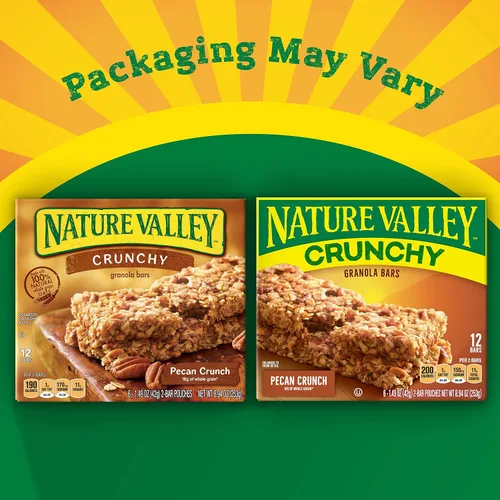 Vista 4 de Nature Valley Granola Barras, Pecan Crunch, 12 CT 8.94 oz