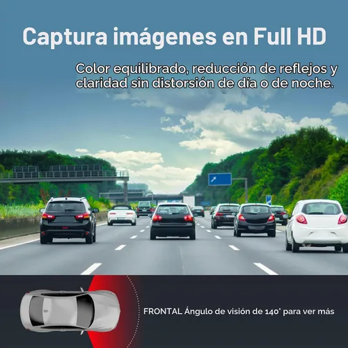 Vista 6 de Thinkware Dash Cam, F70 PRO - 1080p FHD, Wi-Fi, modo de estacionamiento inteligente con visión súper nocturna, microSD de 32 GB