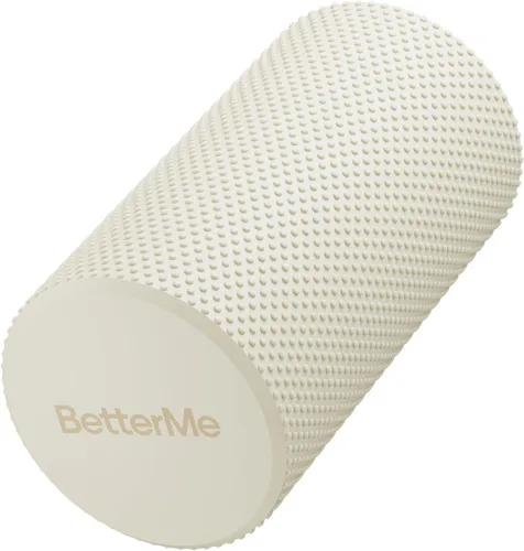 Vista 13 de BetterMe - Rodillo de espuma para recuperación muscular, rodillo de ejercicio de alta densidad para espalda y piernas, rodillo de masaje de tejido