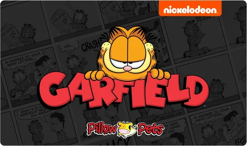 Vista 5 de Pillow Pets Nickelodeon Garfield, juguete de peluche de 17 pulgadas