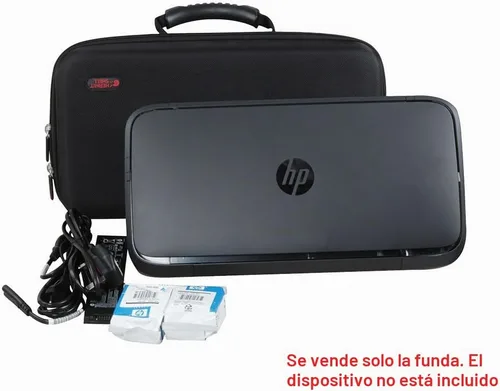 Vista 6 de Hermitshell Estuche rígido de viaje para HP OfficeJet 250 Impresora móvil inalámbrica Scanner Copier (CZ992A) (negro)