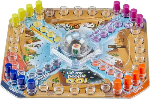 Vista 2 de Rite Lite Let My People Go! Juego de mesa judío Judaica regalos para niños, regalos de fiesta de vacaciones, juego de judaísmo hasta 4 jugadores, un
