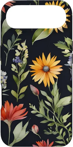 Vista 27 de iPhone 16 Bouquet Acuarela Flores Acuarela Floral Botánico Case